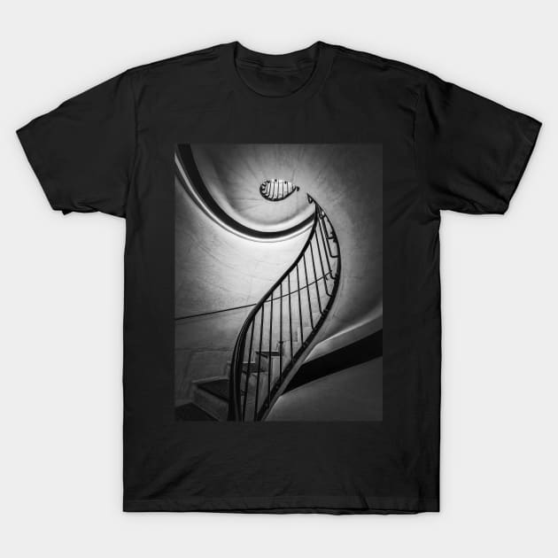 abstract stairwell T-Shirt by psychoshadow